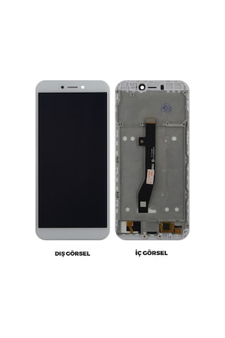 Teknonet General Mobile Gm8 Go Uyumlu Lcd+dokunmatik+çıtalı - Beyaz