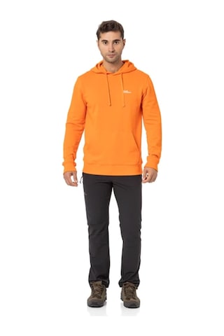 Jack Wolfskin Jack Wolfskın Erkek Sweatshırt Tommy Hoody Turuncu Kapüşonlu Turuncu Turuncu