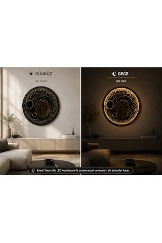 Modern Led Ay Tablosu
