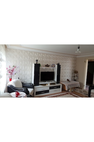 3 Boyutlu Boyanabilir Pvc Duvar Paneli Anatolia 50-50 Cm 4 Adet-1 Metrekare