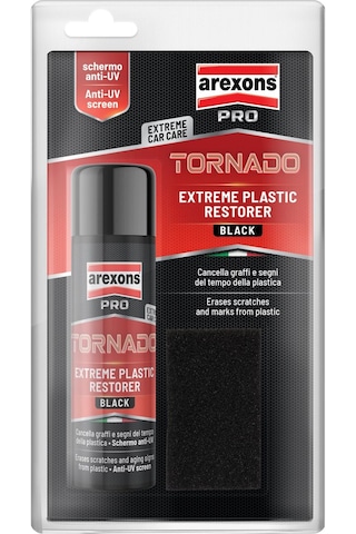Arexons Tornado - Extreme Plastik Yenileyici Siyah 125 Ml