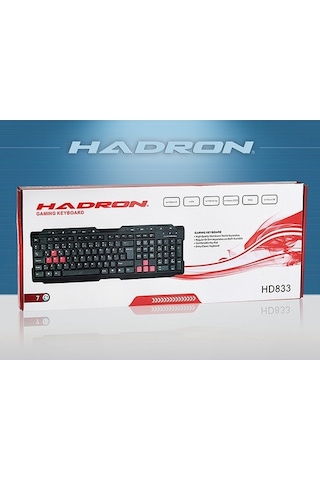 Hadron HD833 Usb Kablolu Gaming Türkçe Q Klavye