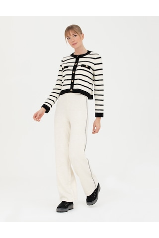 Pierre Cardin Kadın Ekru Pantolon Triko 50278173-vr019 Ekru