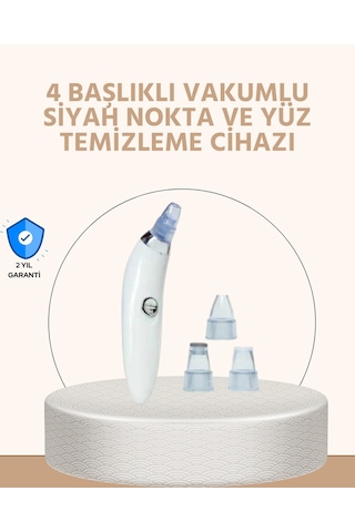 Mey İthalat Güçlü Vakumlu Siyah Nokta Temizleyici Cilt Pürüzlerini Gideren
