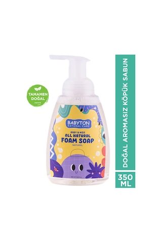 Babyton Doğal Aromasız Köpük Sabun 350 ML