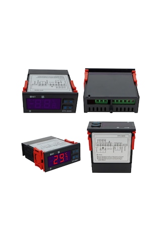 STC9200 Dijital Çift Prob Isı Kontrol Termostat