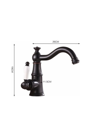 Wanfan Banyo Lavabo Bataryası Antik Siyah