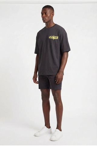 Blow Up Future Gen No Angel Oversize Erkek T-shirt 141309 Siyah