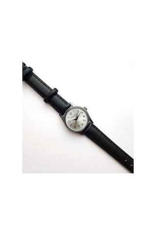 Retro Kadın Kol Saati, Vintage Tasarım, Klasik Tasarım, Siyah Kasa, Minimal Tasarım, Kayışlı Siyah Altın