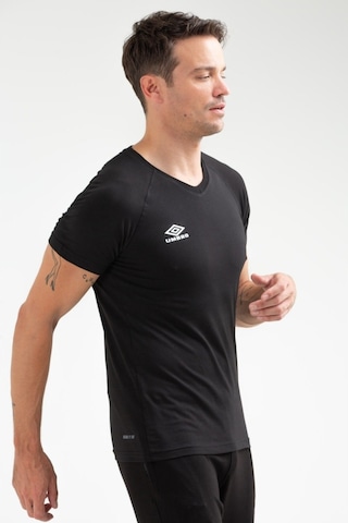 Umbro Tf-0128 Gian Erkek T-Shirt Tf0128-Black Siyah