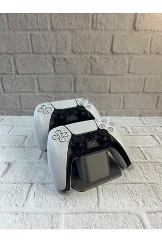 Cosmotex İkili Gamepad Tutucu Antrasit 7x18 Cm Oyun Aksesuarı