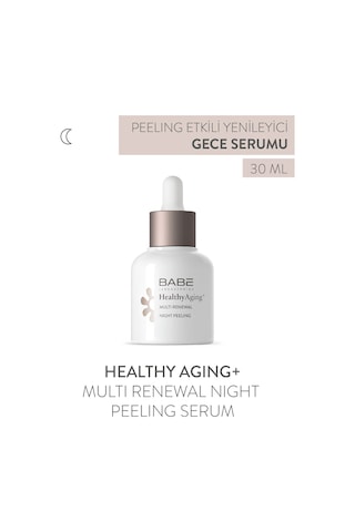 Babe Healthyaging+ Multi Renewal Night Peeling Serum 30ml - Peeling Etkili Serum