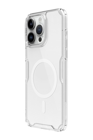 Nillkin Apple Uyumlu iPhone 15 Pro Max Magsafe Özellikli Nature Tpu Pro Kapak Şeffaf