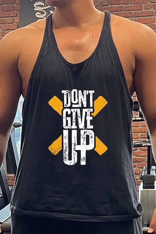 Bluu Dongi Gym Fitness Tank Top Sporcu Atleti