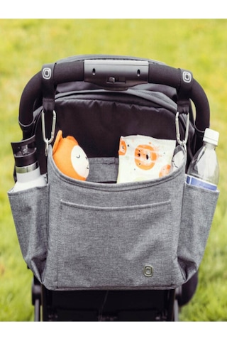 Diono Buggy Buddy 8'I 1 Arada Bebek Arabası Düzenleyici - Gri Çok Renkli