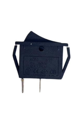 Tekli Dar Işıksız On-off Anahtar 2 Pin Switch 10 Adet