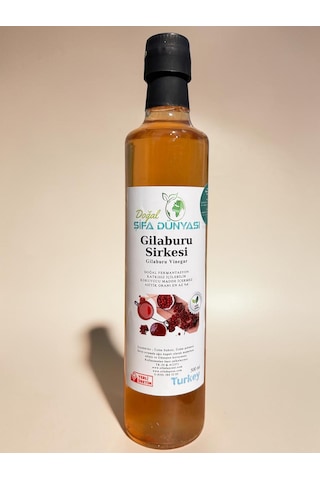 Doğal Şifa Dünyası Gilaburu Sirkesi Doğal Fermantasyon 500 ML