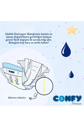 Premium 1 Numara Bebek Bezi Yenidoğan 2 - 5 Kg 70 Adet