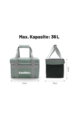 Coolist Cl36lg 36 Litre Katlanabilir Termos Bez Çanta / Buzluk Beyaz