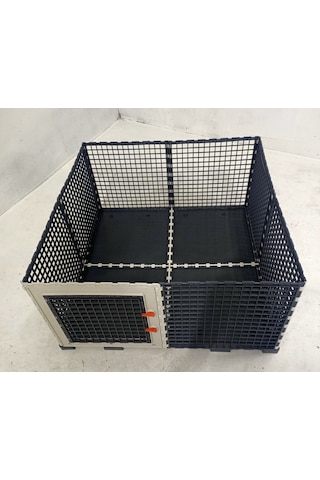 Leganest Tavşan Köpek Kedi Kafes Tabanı Üstü Kapalı Ev Tipi 50 x 50 CM