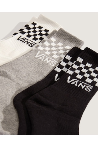 Vans Classic Check Crew Çorap - 3 Çift Karışık
