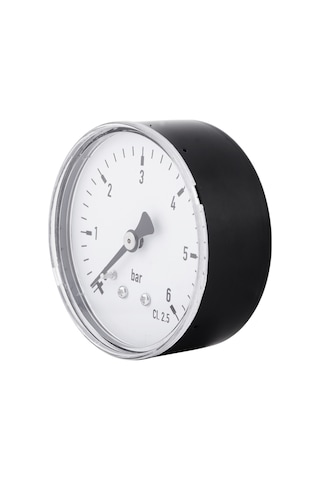 Jeemson Ts-60 Mini Metal Basınç Ölçer 0-6bar, 60mm Dial, 1/4" Npt Arka Montaj - Hava, Su, Yağ İçin Hassas Ve Taşınabilir