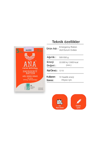 Akana Ana Acil Durum Gıdası 20 x 500 G