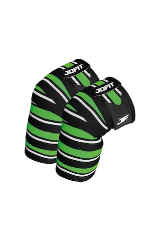 Jofit Knee Wraps / Diz Bandajı - 2'li Paket - Siyah-yeşil Siyah - Yeşil