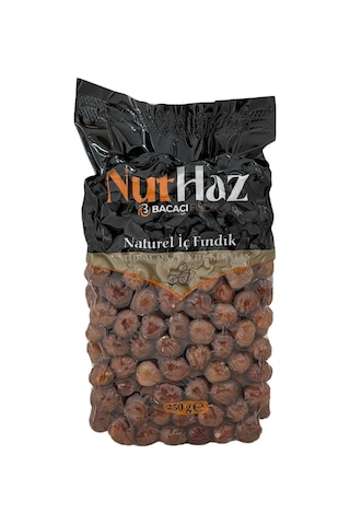 NutHaz Naturel Çiğ İç Fındık 250 G