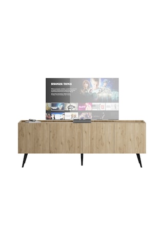 Luna 4 Kapaklı Tv Ünitesi-florida Meşe 180x63x42 Cm