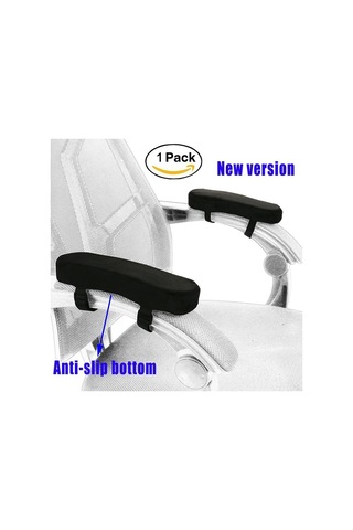 Jeemson Yeni Tip Hafıza Pamuklu Sandalye Dirsek Yastığı - Dayanıklı Ve Kompakt Koltuk El Dirsek Padı 23.5x7.5x3cm