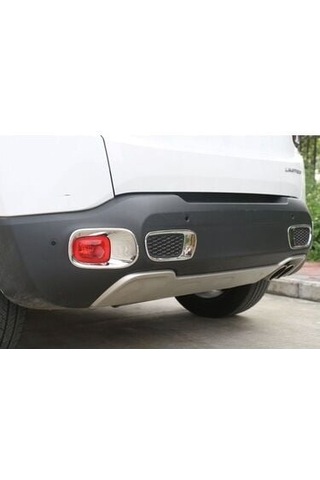 Jeep Renegade Uyumlu 2014-2017 Arka Reflektör Çerçevesi- Arka Sis Krom