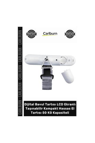 Dijital Bavul Tartısı Lcd Ekranlı Taşınabilir Kompakt Hassas El Tartısı 50 Kg Kapasiteli Çok Renkli