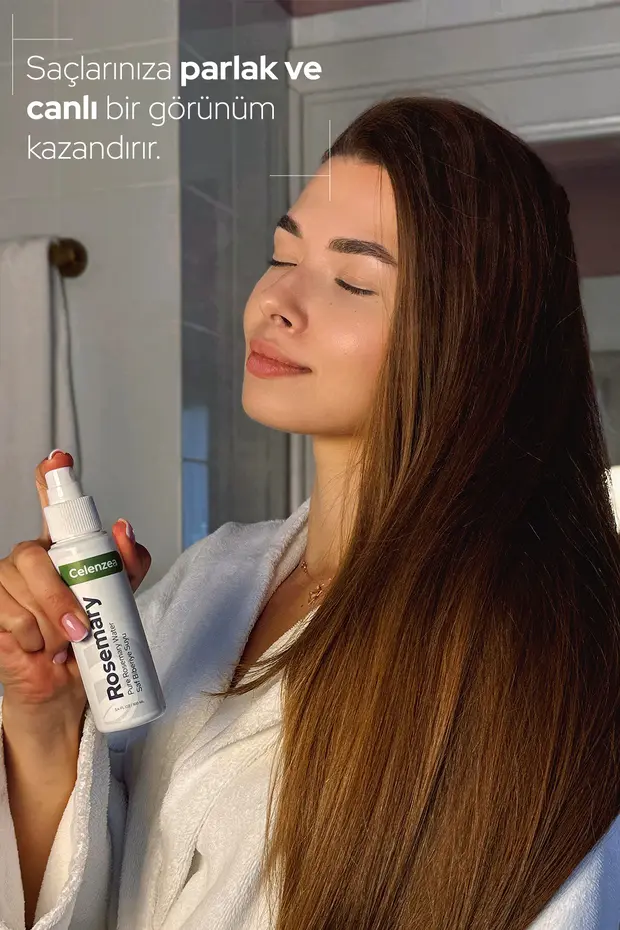 Biberiye Suyu Saç Uzamasını Ve Saç Sağlığını Destekleyici Tonik Dökülme Karşıtı Rosemary Water 100ml