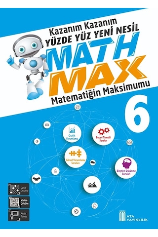 Ata 6.sınıf Yüzde Yüz Yeni Nesil Math Max + 18 Deneme Sınavı