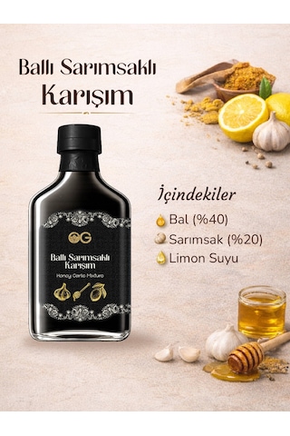 2'li Ballı Sarımsaklı Karışım 200 Ml