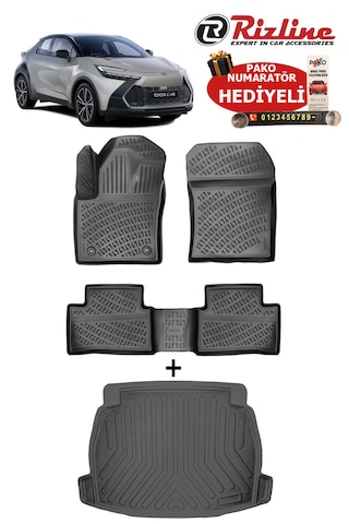 Toyota Chr 2023-2026 Havuzlu Paspas Ve Ses Sistemsiz Bagaj Havuzu Seti Toyota Chr 2023-2026 Havuzlu Paspas Ve Ses Sistemsiz Bagaj Havuzu Seti