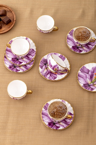 Emsan Arya 6 Kişilik Kahve Fincan Takımı 80 Ml