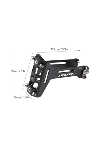 Gub Bisiklet Çift Su Şişesi Kafesi Su Şişesi Kafes Adaptörü Siyah