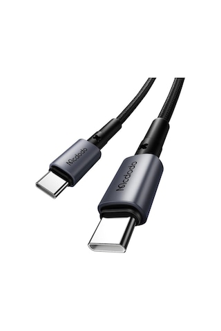 Ca-3131 65w Pd Type-c To Type-c Şarj Ve Data Kablosu 1.5m, Siyah Standart