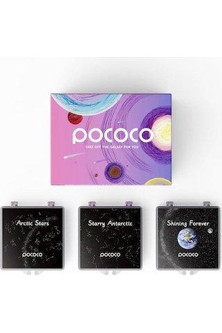 Galaxy Uyumlu Lite Star Projektör Disk Seti, 5k Ultra Hd Gerçekçi 3 Yıldız Diski Projektörsüz