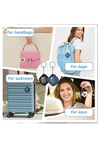 Geeroyoo 1 Adet Siyah Mini Bulucu Akıllı Kayıp Önleyici Cihaz