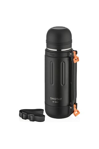 Shotay Take Trıp Unisex Termos 1200 Ml Sht-st-8255-2 Siyah