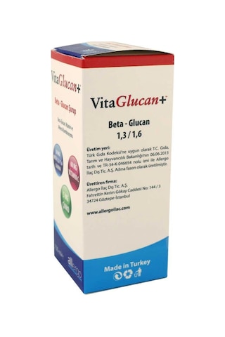 Vitaglucan+ Beta Glucan Şurup 150 ML