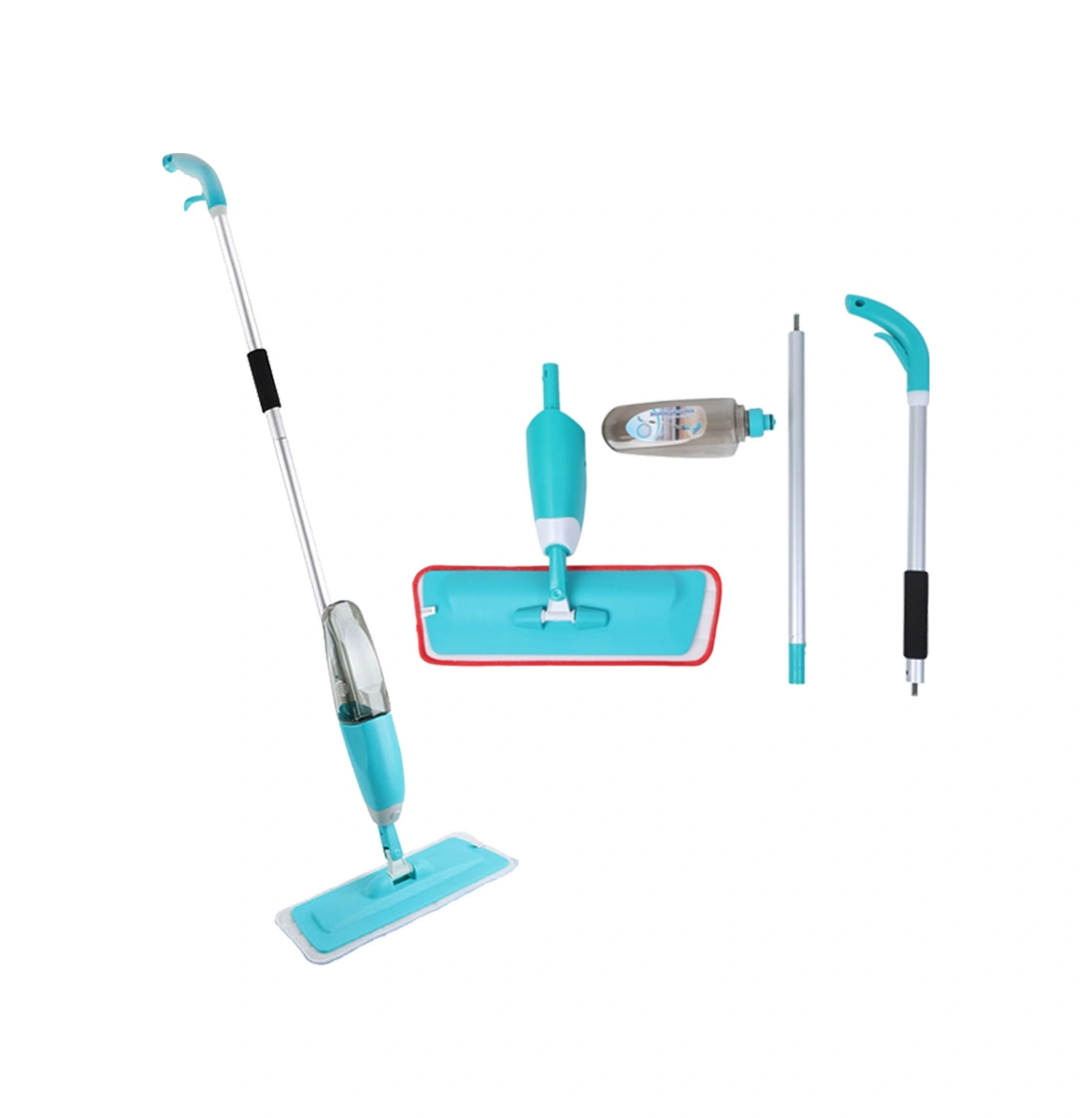 Sprey Mop Temizlik Seti 1 Yedek Mop Bez