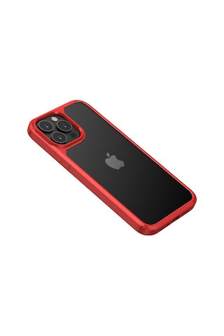 Apple Uyumlu iPhone 13 Pro Kılıf Zore Roll Kapak Kırmızı