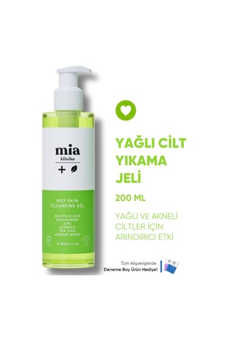 Mia Klinika Yağlı Akneli Sivilceli Ve Kusurlu Ciltler İçin Yüz Yıkama Jeli 200 ML Mia Klinika Yağlı Akneli Sivilceli Ve Kusurlu Ciltler İçin Yüz Yıkama Jeli 200 ML