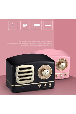 Novahub Taşınabilir Bluetooth Hoparlör: Aynalı Alarmlı, Tf Kart, Fm Radyo, Mini Boyut, 3w Ses Gücü