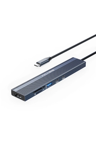 Acasis 8in1 Usb-c Hub 4k 60hz Dp, 10gbps Usb-a/type-c, Sd/tf Kart, 100w Pd Ac Hb0802