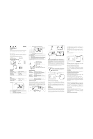 Eca Poly Comfort 200 B Kablosuz Oda Termostatı 7006903007